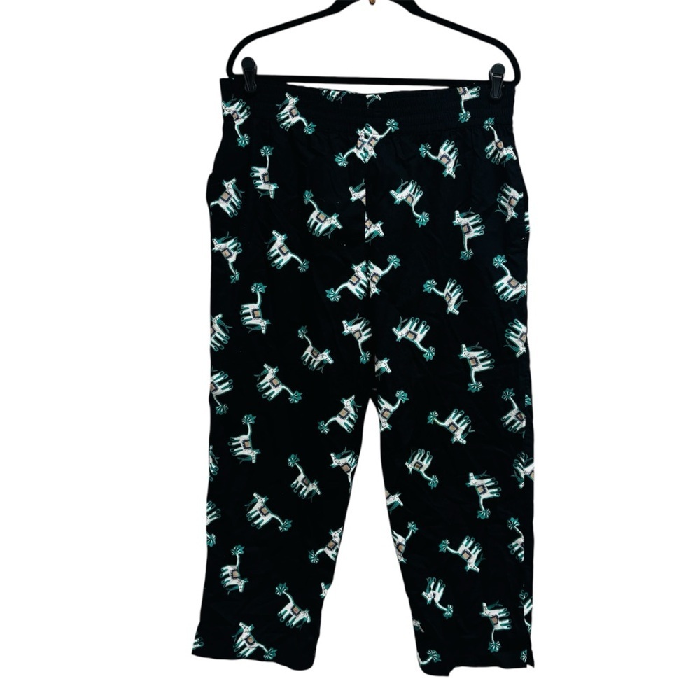 Vintage Putumayo Camel Print Trousers
